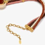 Aries Twisted Cord Belt Sonia Petroff 