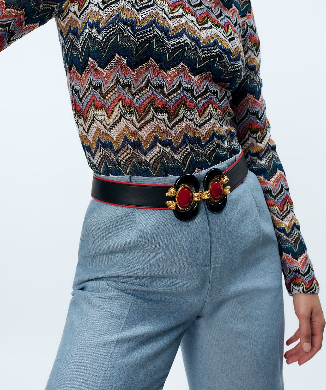 Aries Leather Belt Sonia Petroff 