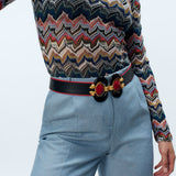 Aries Leather Belt Sonia Petroff 