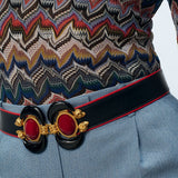 Aries Leather Belt Sonia Petroff 