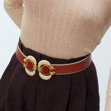 Aries Leather Belt Sonia Petroff 