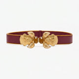 Bee Belt - Burgundy Sonia Petroff 