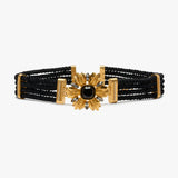 Black Lily Belt Sonia Petroff 