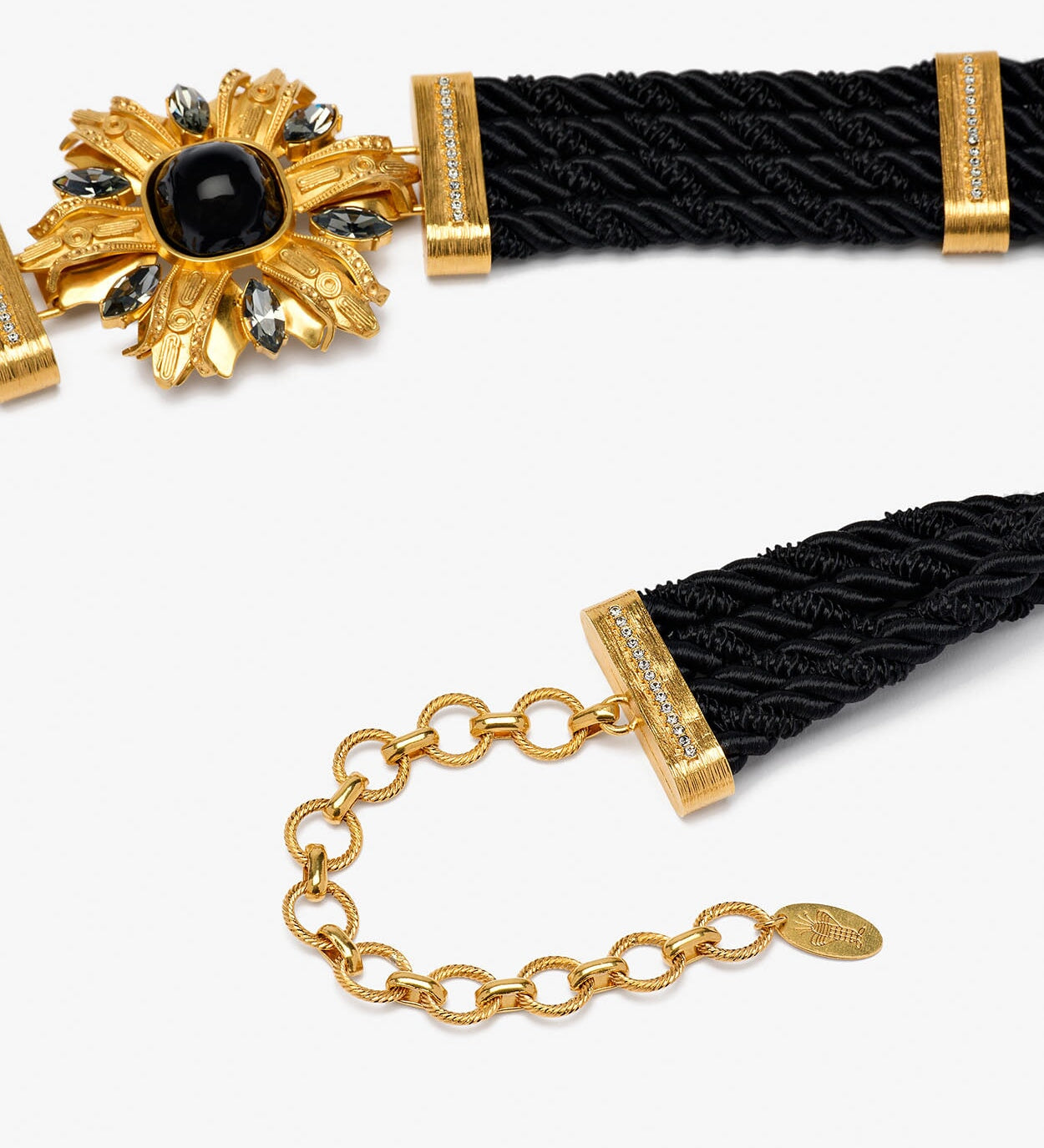 Black Lily Belt Sonia Petroff 