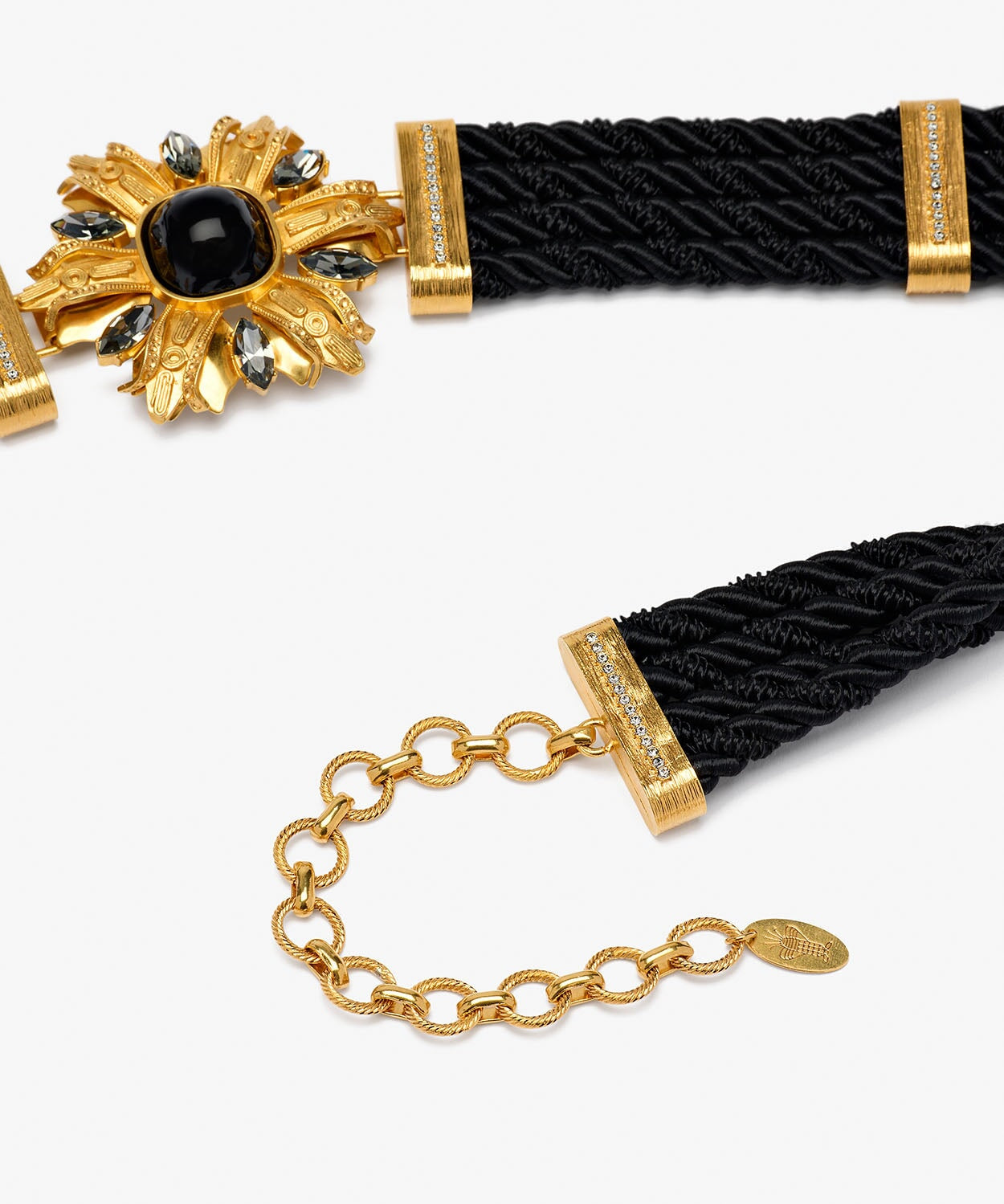 Black Lily Belt Sonia Petroff 