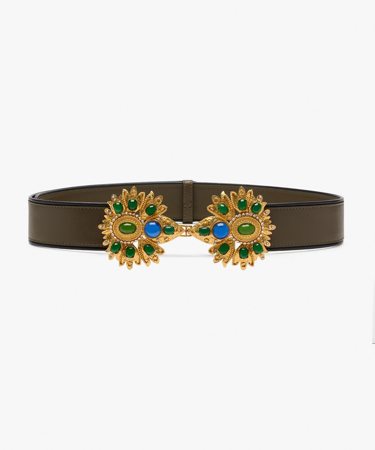 Desert Rose Leather Belt Belt Sonia Petroff 