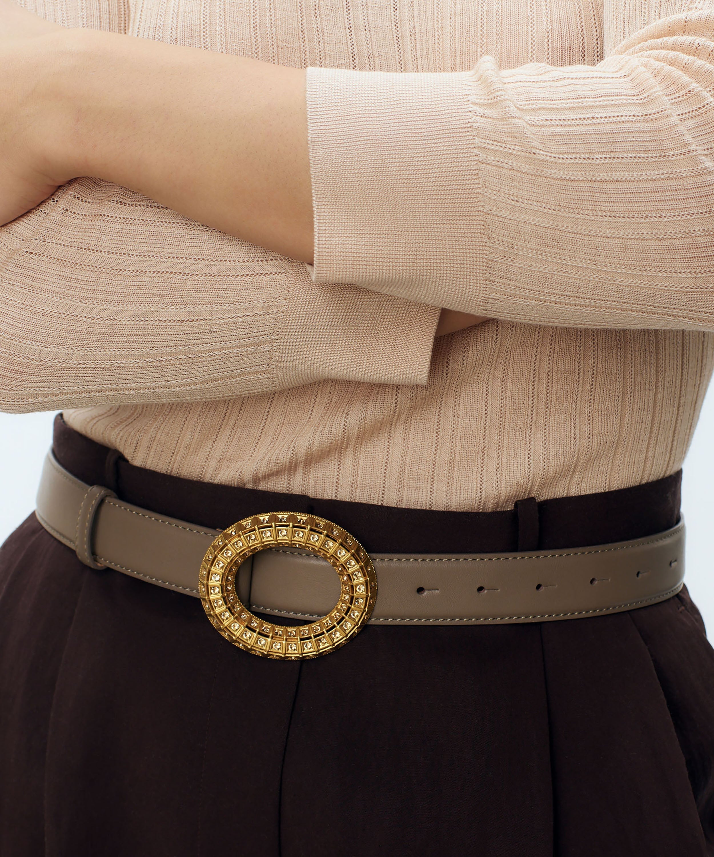 Lobster Vibe Belt - Gold – Sonia Petroff