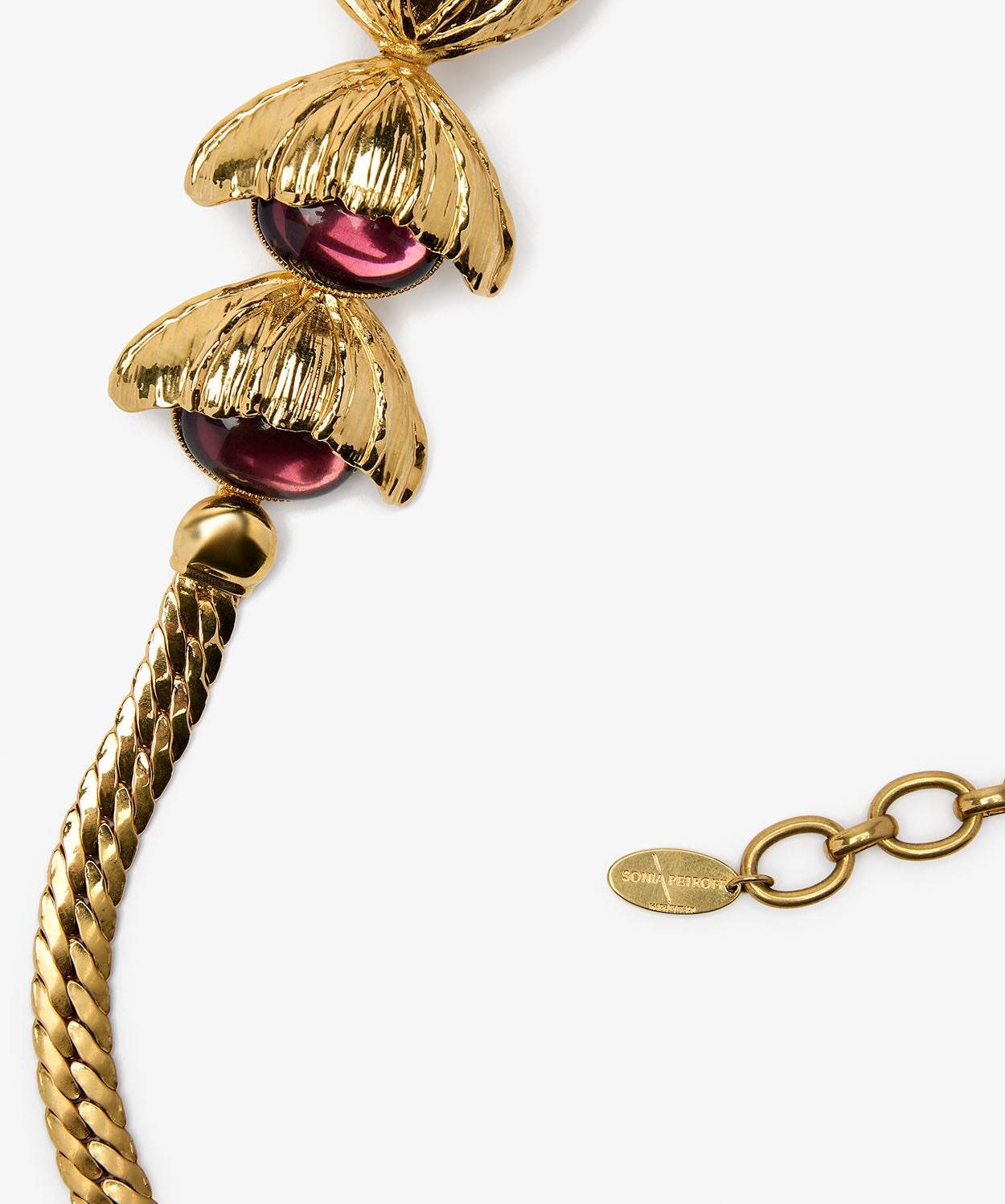 Retro Flower Chain Belt Sonia Petroff 