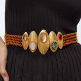 Shield Twisted Cord Belt Sonia Petroff 