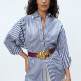 Shield Leather Belt Sonia Petroff 