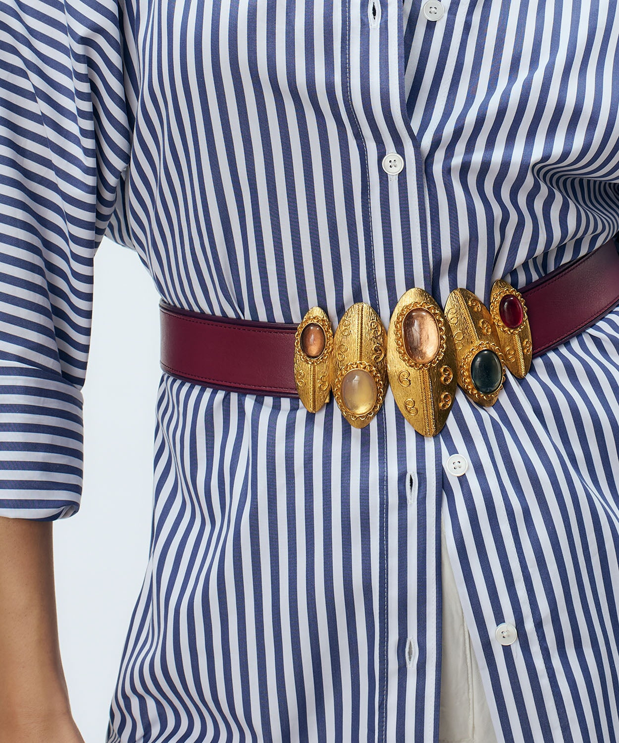 Shield Leather Belt Sonia Petroff 