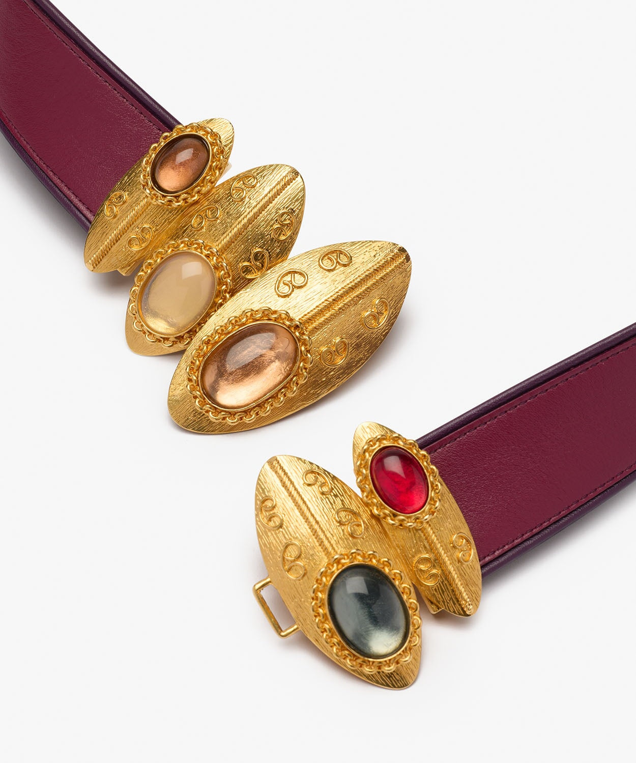 Shield Leather Belt Sonia Petroff 