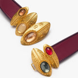 Shield Leather Belt Sonia Petroff 