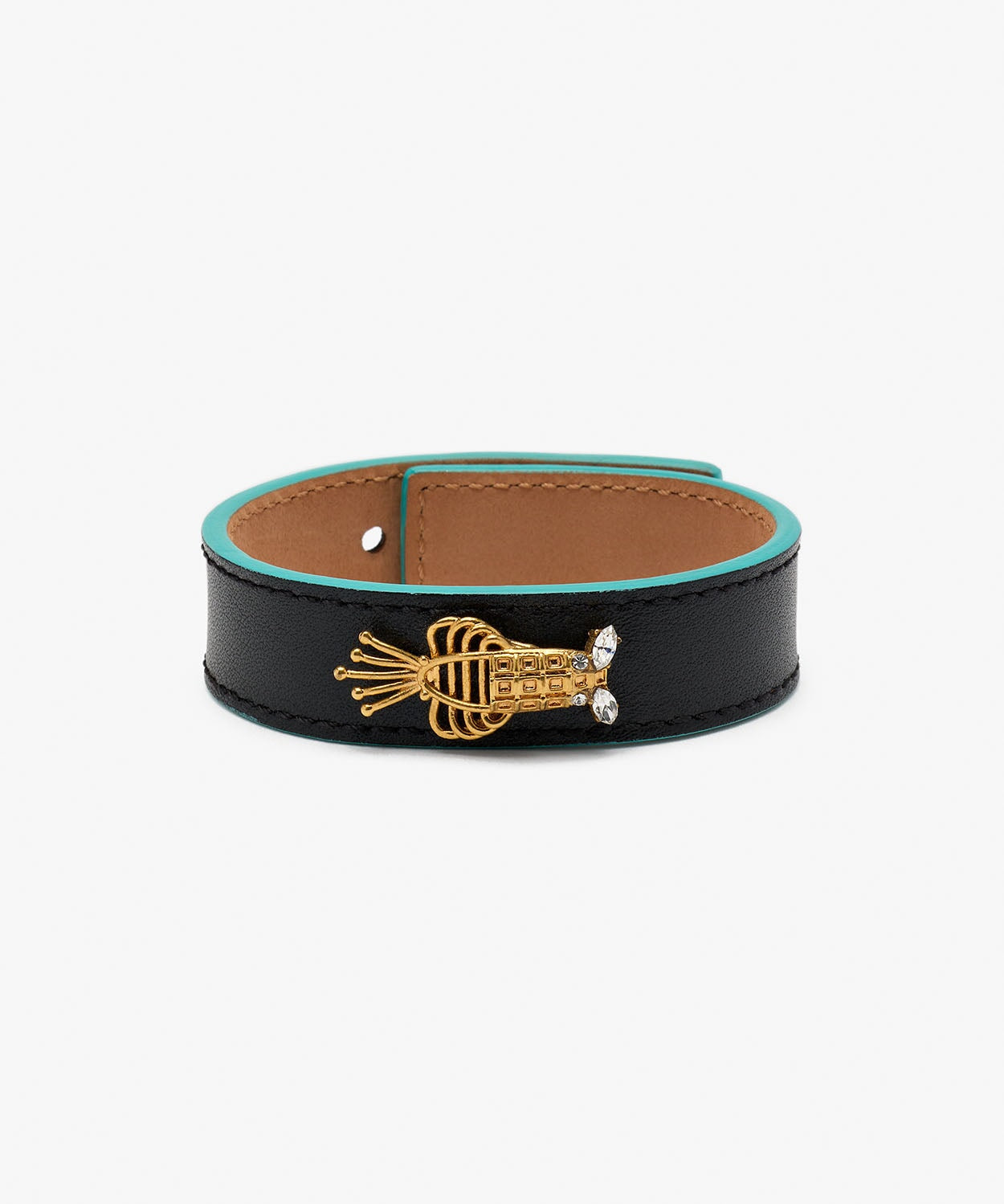 Lobster Leather Bracelet Sonia Petroff 