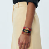 Lobster Leather Bracelet Sonia Petroff 