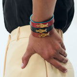 Lobster Leather Bracelet Sonia Petroff 
