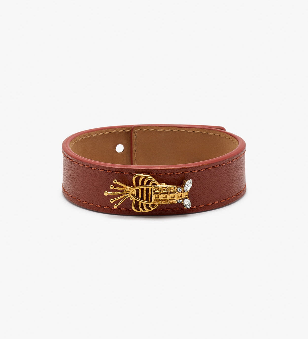 Lobster Leather Bracelet Sonia Petroff 
