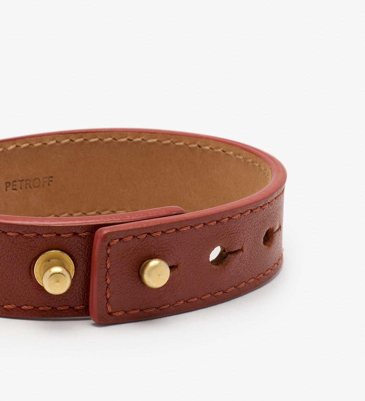 Lobster Leather Bracelet Sonia Petroff 