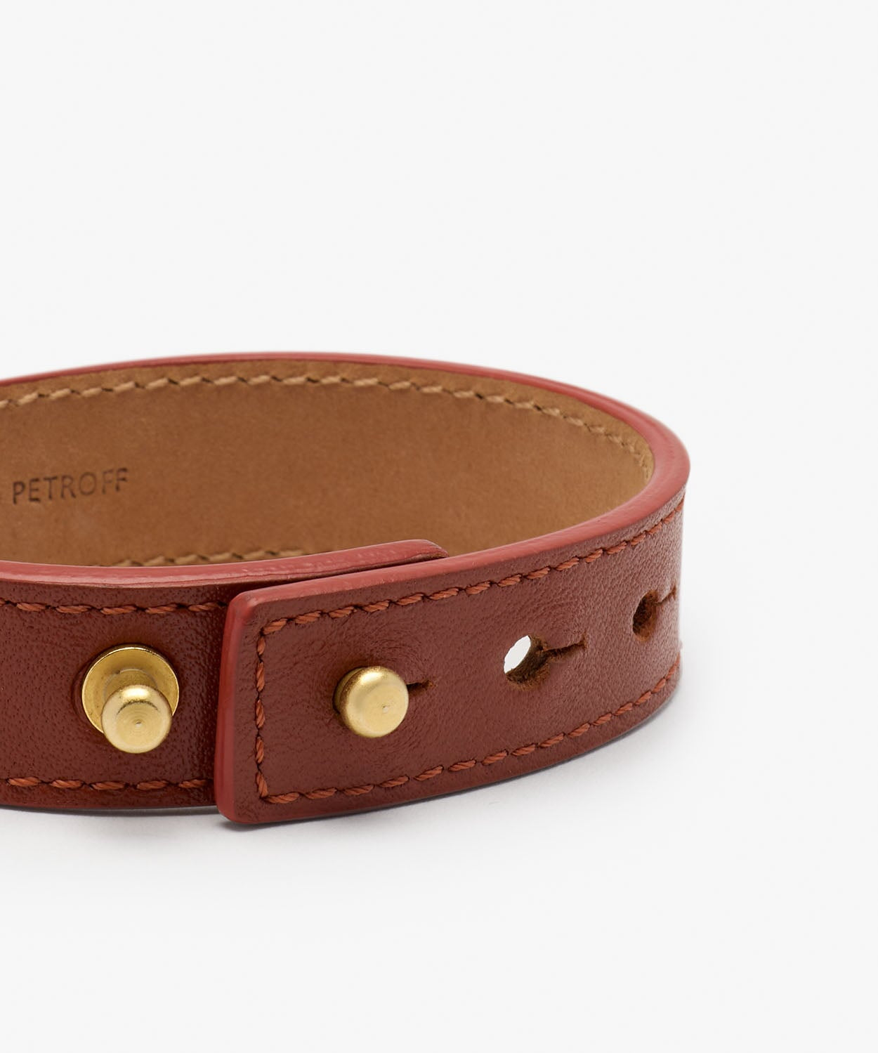 Lobster Leather Bracelet Sonia Petroff 