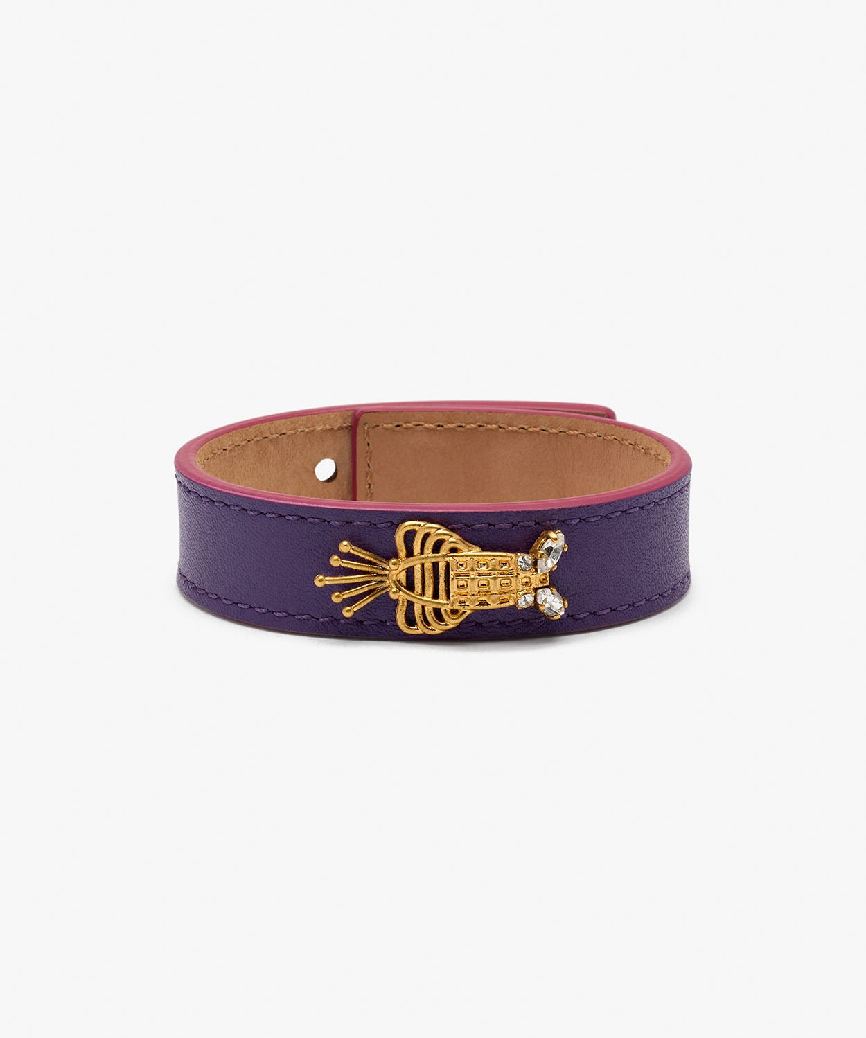 Lobster Leather Bracelet Sonia Petroff 