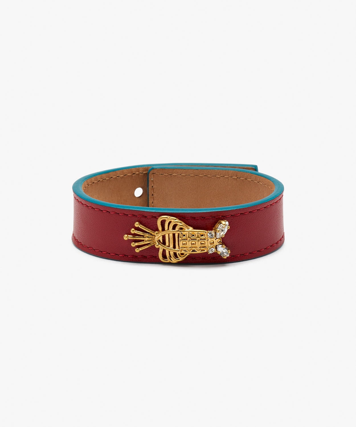Lobster Leather Bracelet Sonia Petroff 