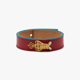 Lobster Leather Bracelet Sonia Petroff 