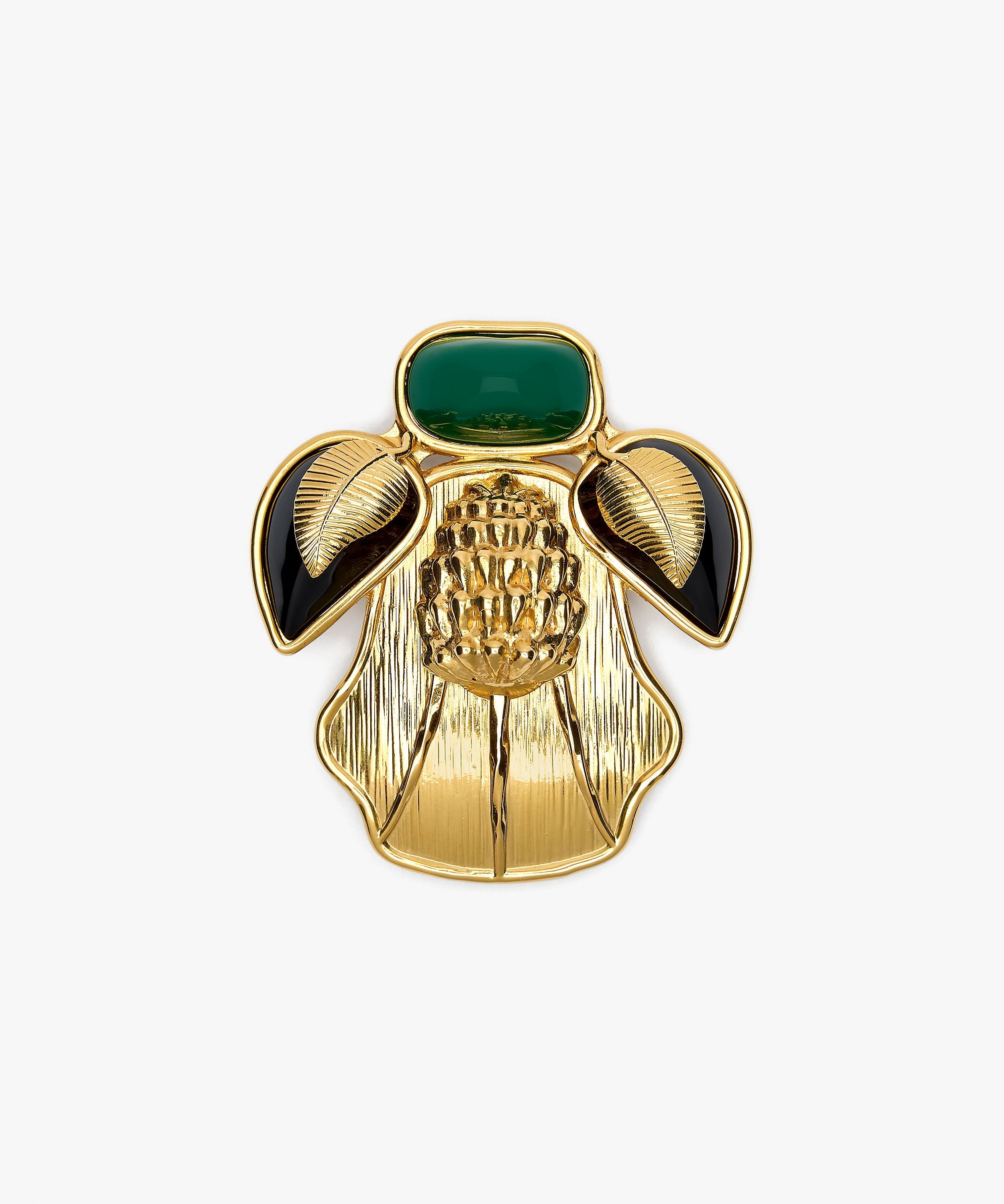 Bee Brooch - Green – Sonia Petroff