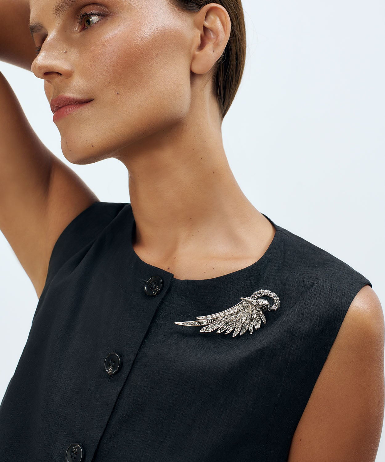 Swan Brooch Sonia Petroff 