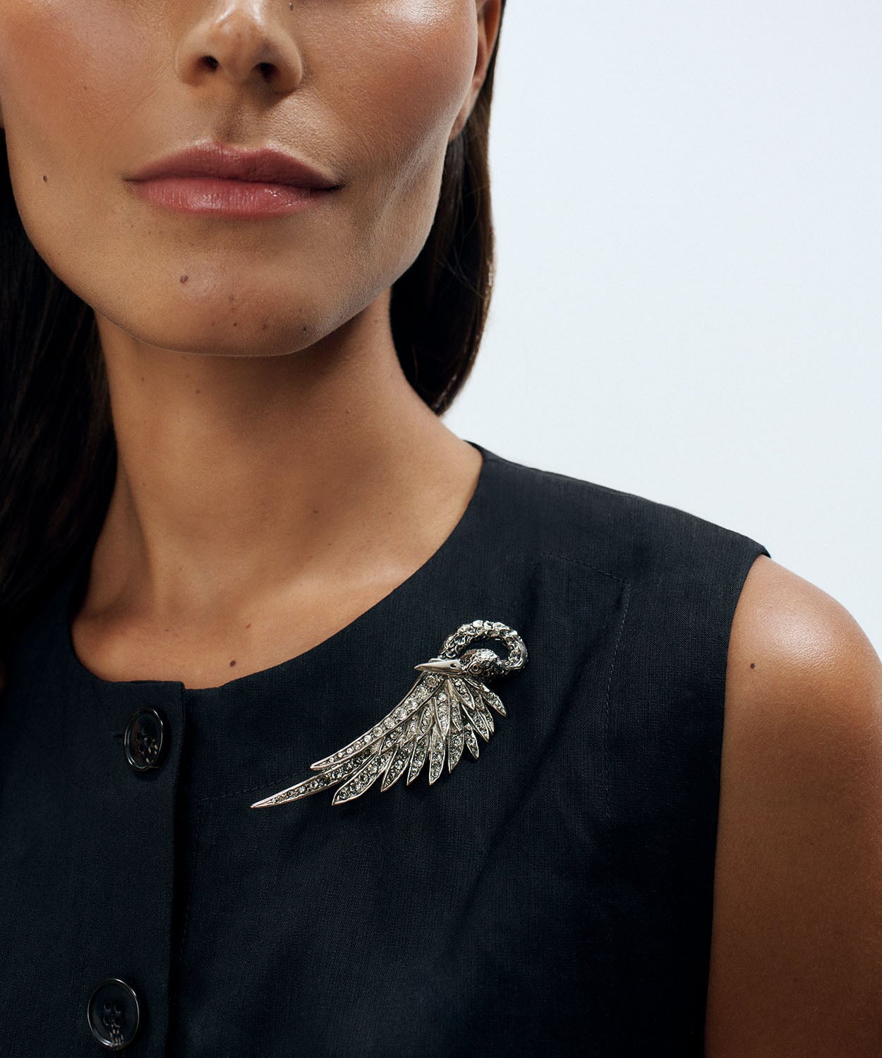 Swan Brooch Sonia Petroff 