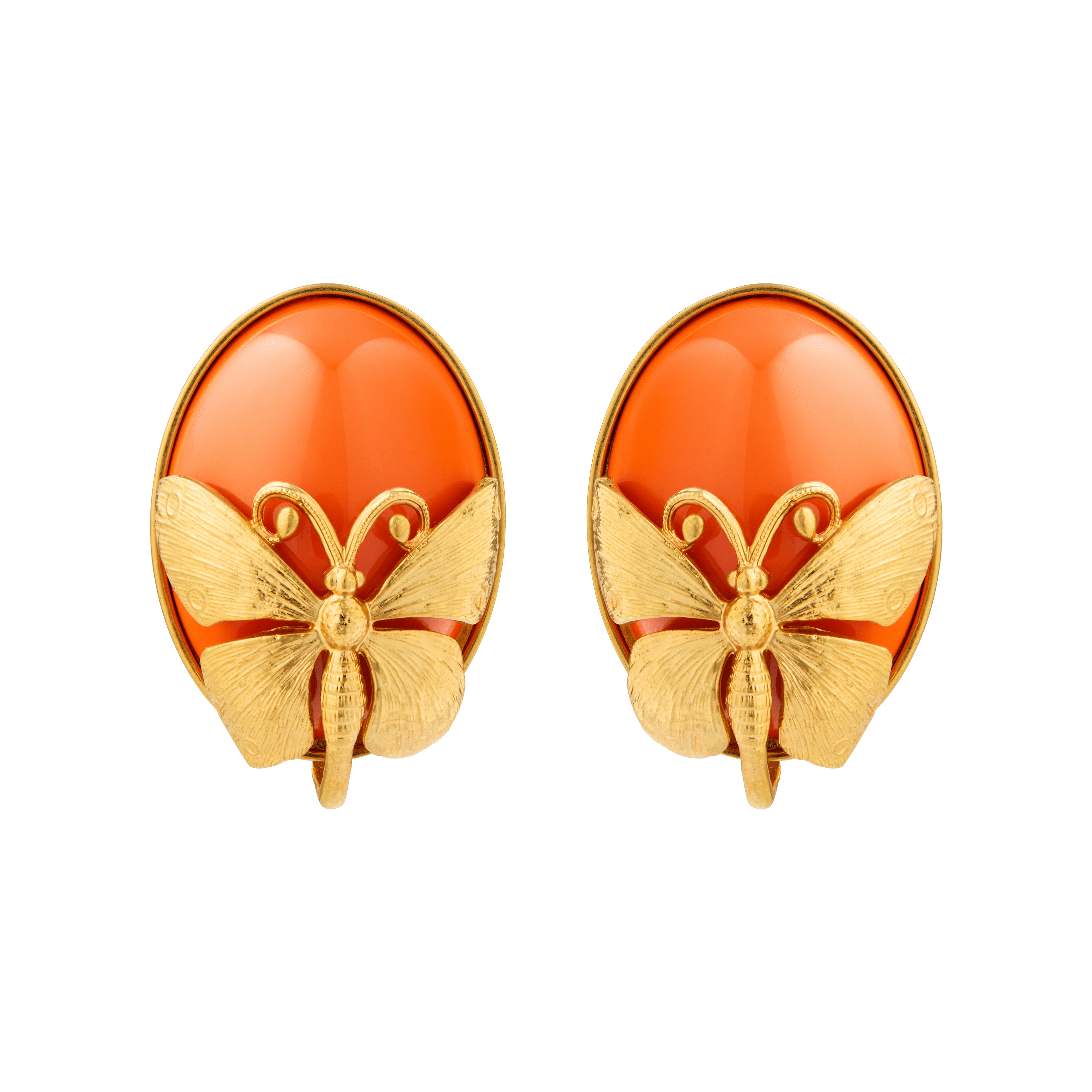 Farfalla Button Earings Sonia Petroff