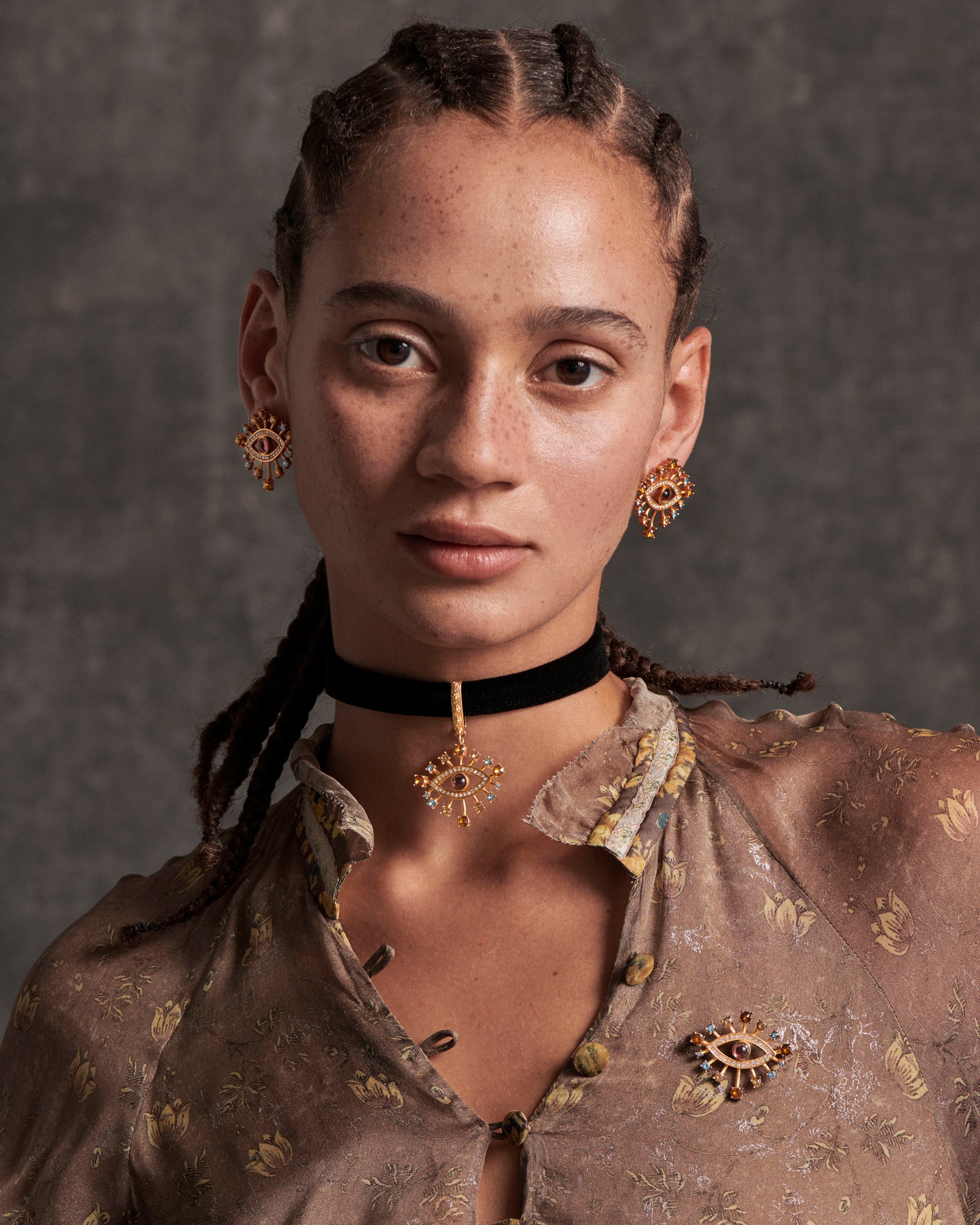 Sparkle Eye Earrings Sonia Petroff