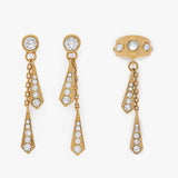 Cascata Drop Ear Cuff and Earring Set