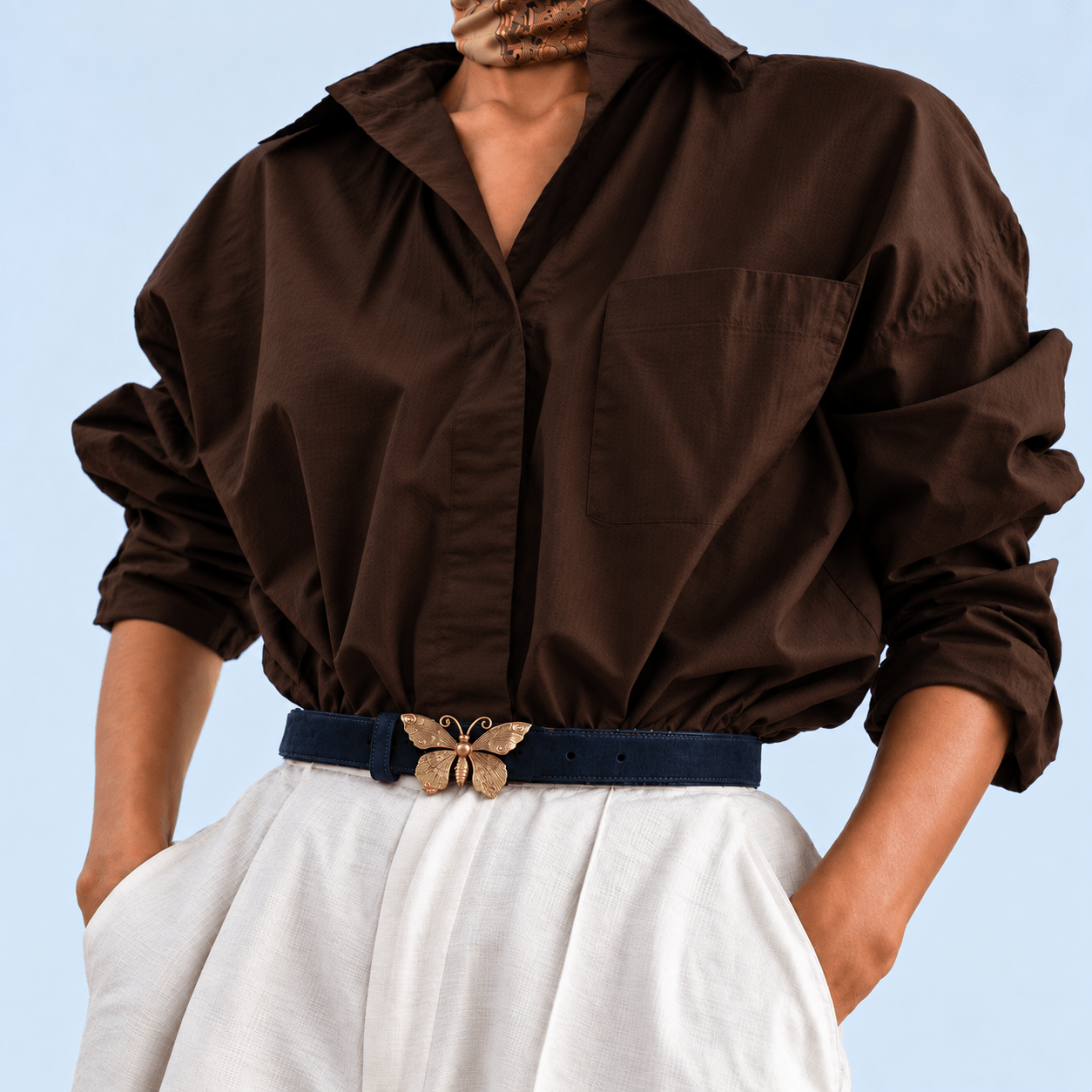 Farfalla Belt - Blue Sonia Petroff 