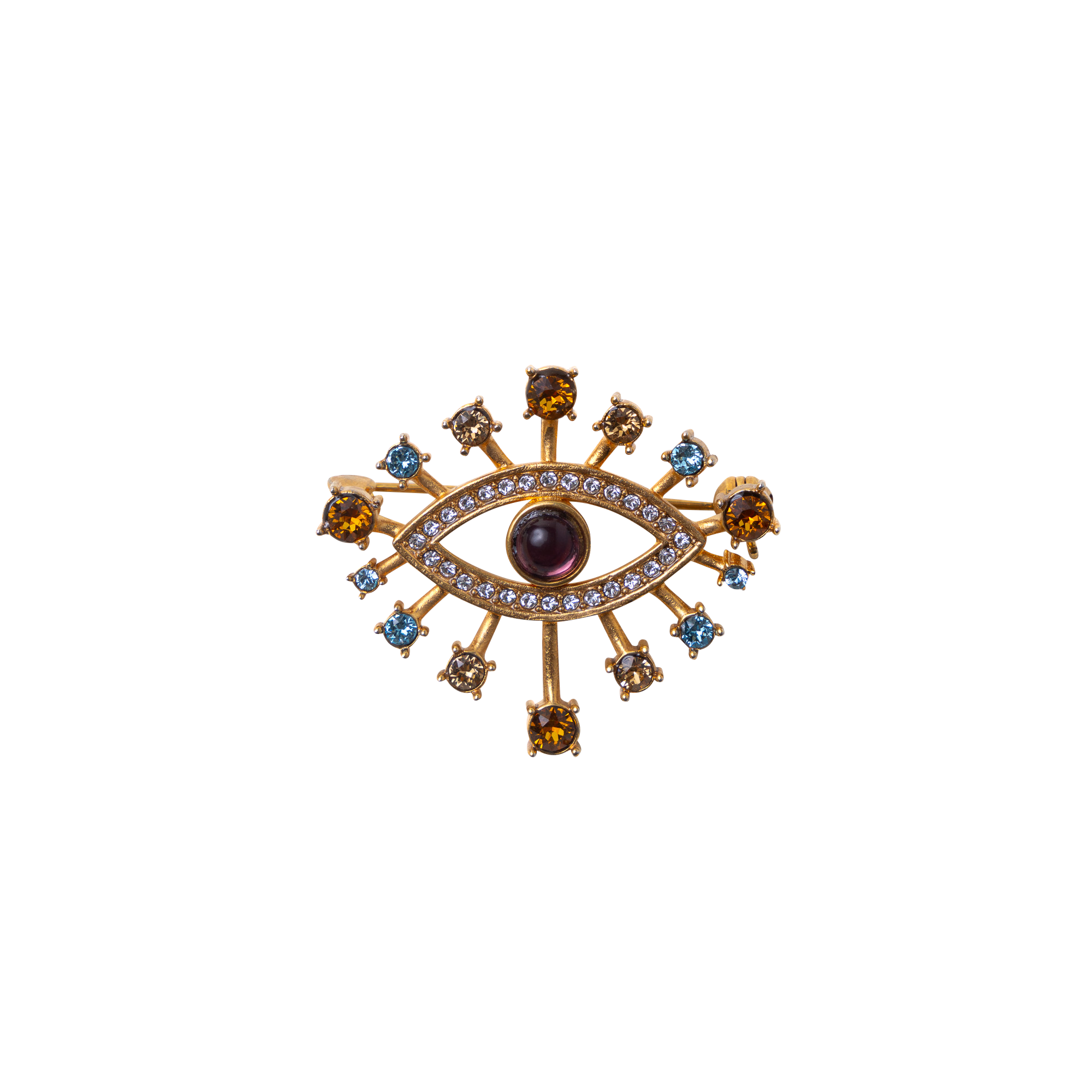 Sparkle Eye Brooch Sonia Petroff