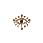 Load image into Gallery viewer, Sparkle Eye Brooch Sonia Petroff 
