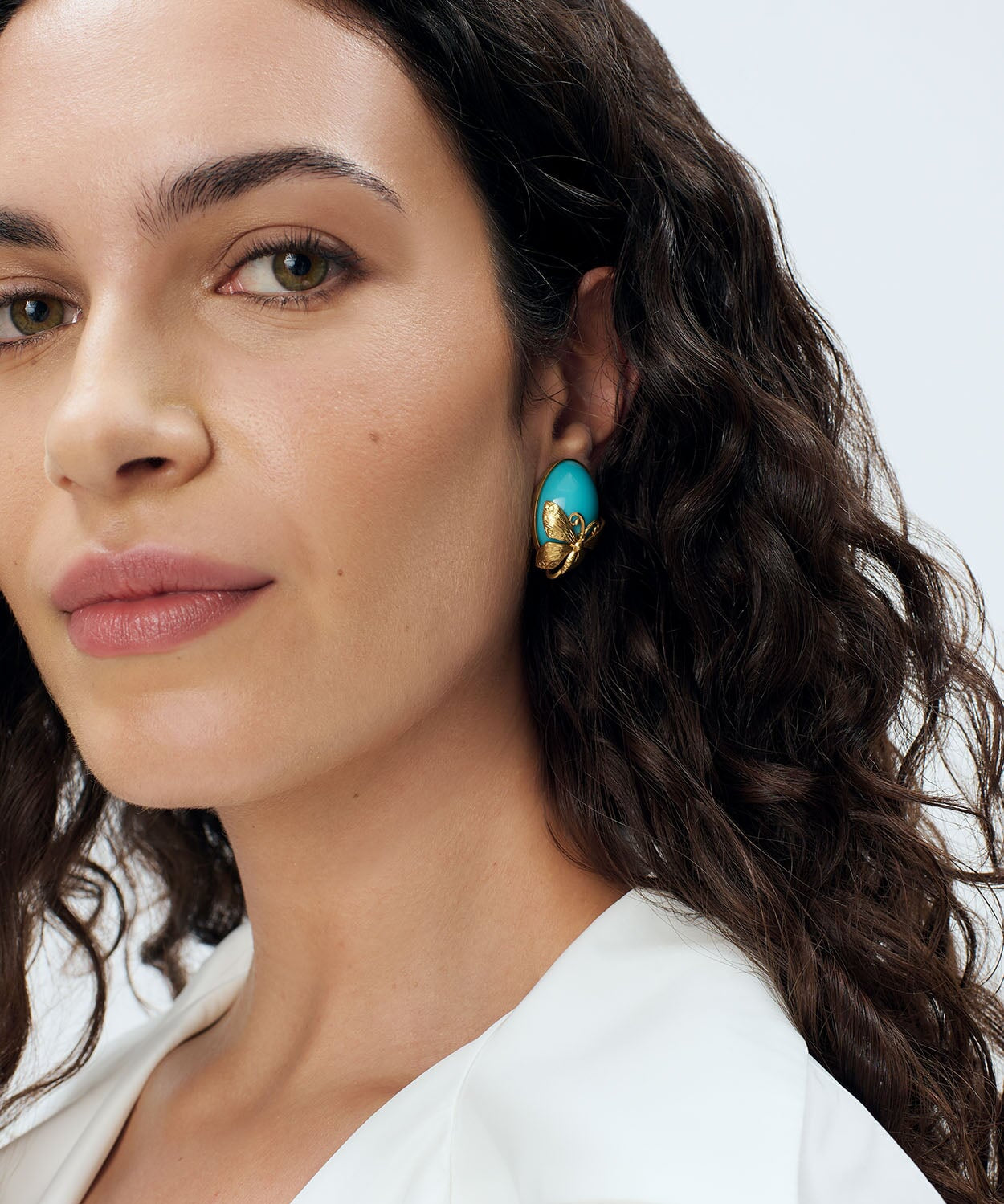 Farfalla Button Earings Sonia Petroff 