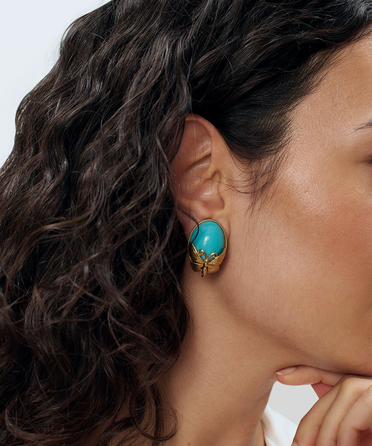 Farfalla Button Earings Sonia Petroff 