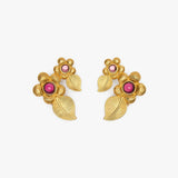 Double Retro Flower Earrings Sonia Petroff 