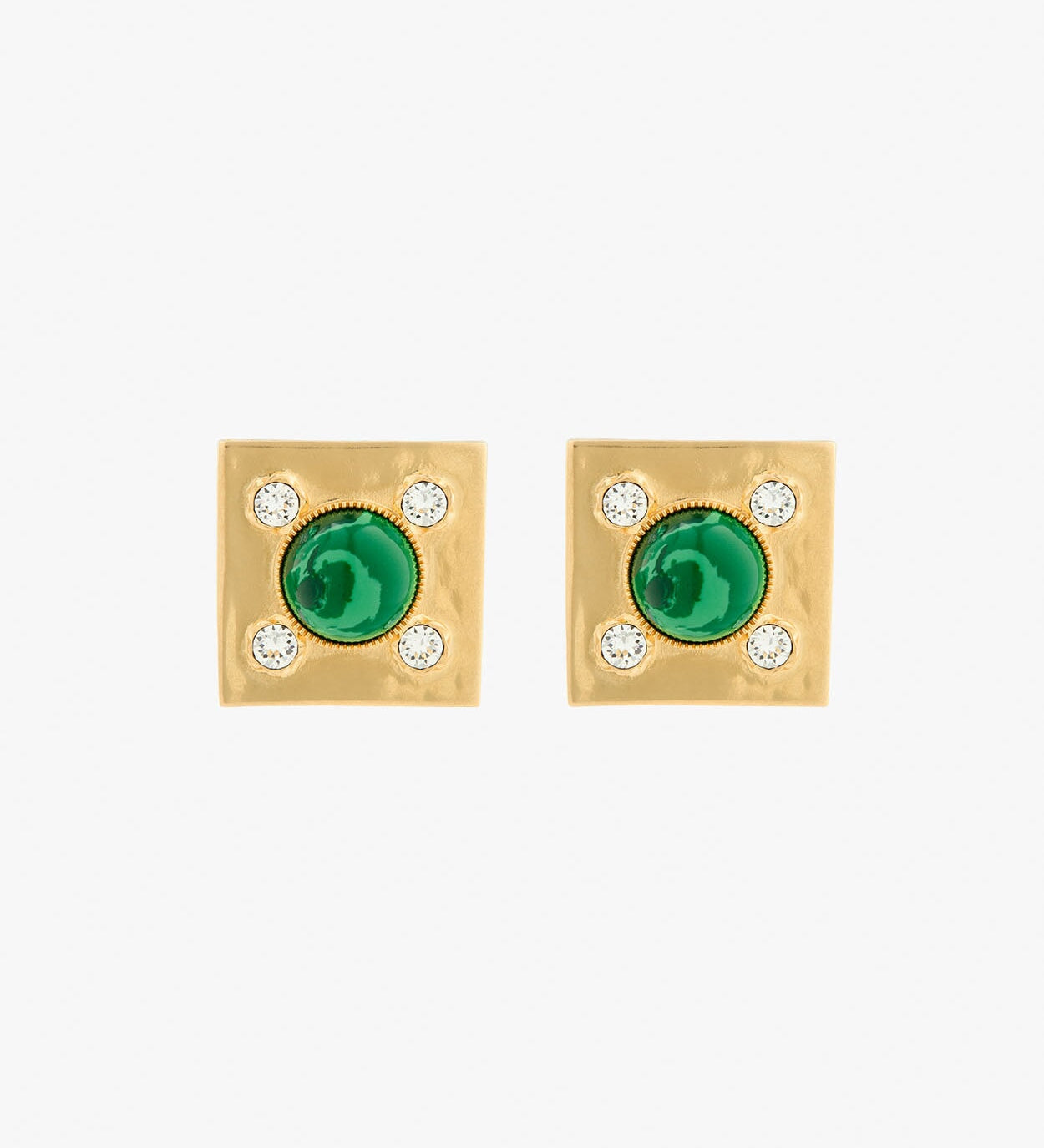 Liana Earrings - Green Sonia Petroff 