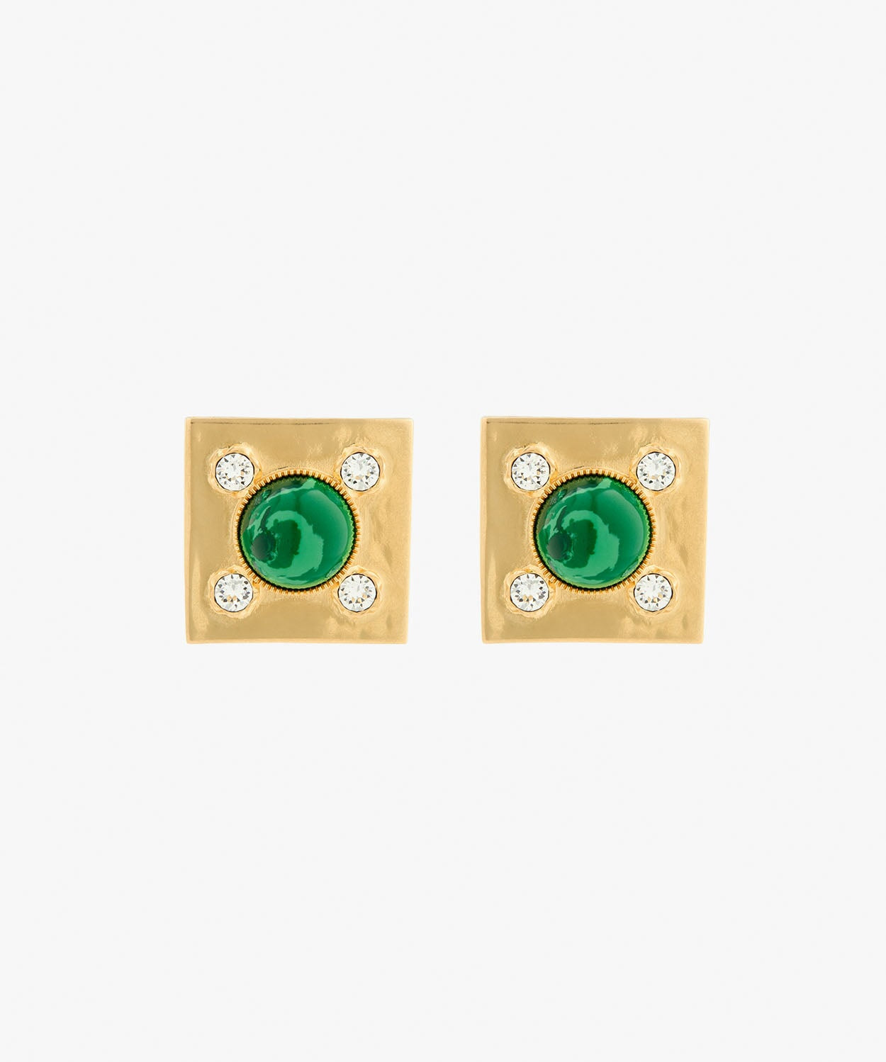 Liana Earrings - Green Sonia Petroff 