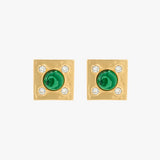 Liana Earrings - Green Sonia Petroff 