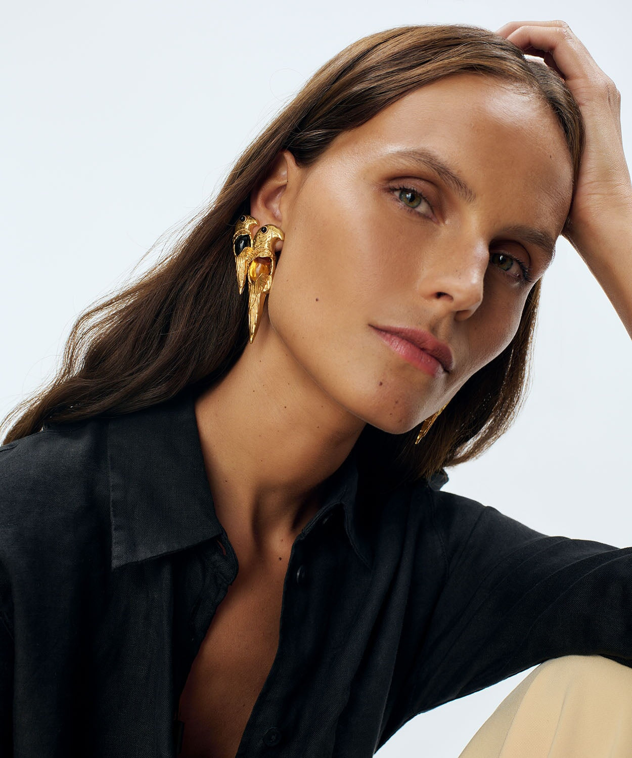 Parrot Earrings Sonia Petroff 