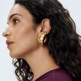 Retro Flower Earrings Sonia Petroff 