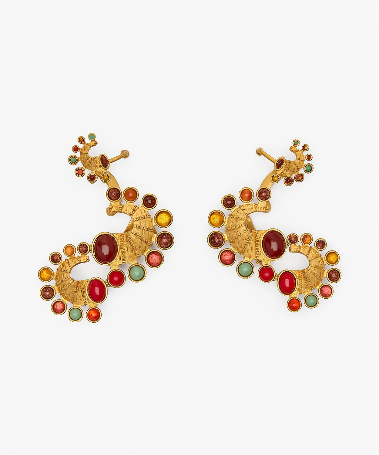 Seahorse Short Earrings Sonia Petroff 