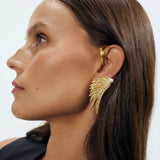 Swan Earrings Over ear Sonia Petroff 