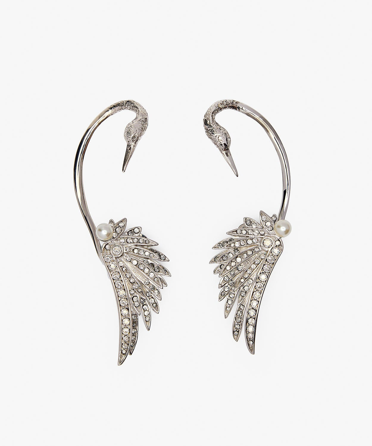 Swan Earrings Sonia Petroff 