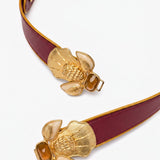 Bee Belt - Burgundy Sonia Petroff 