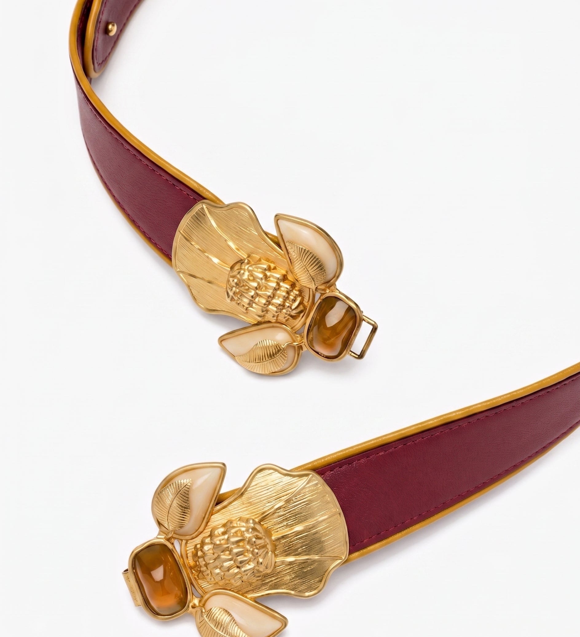 Bee Belt - Burgundy Sonia Petroff 