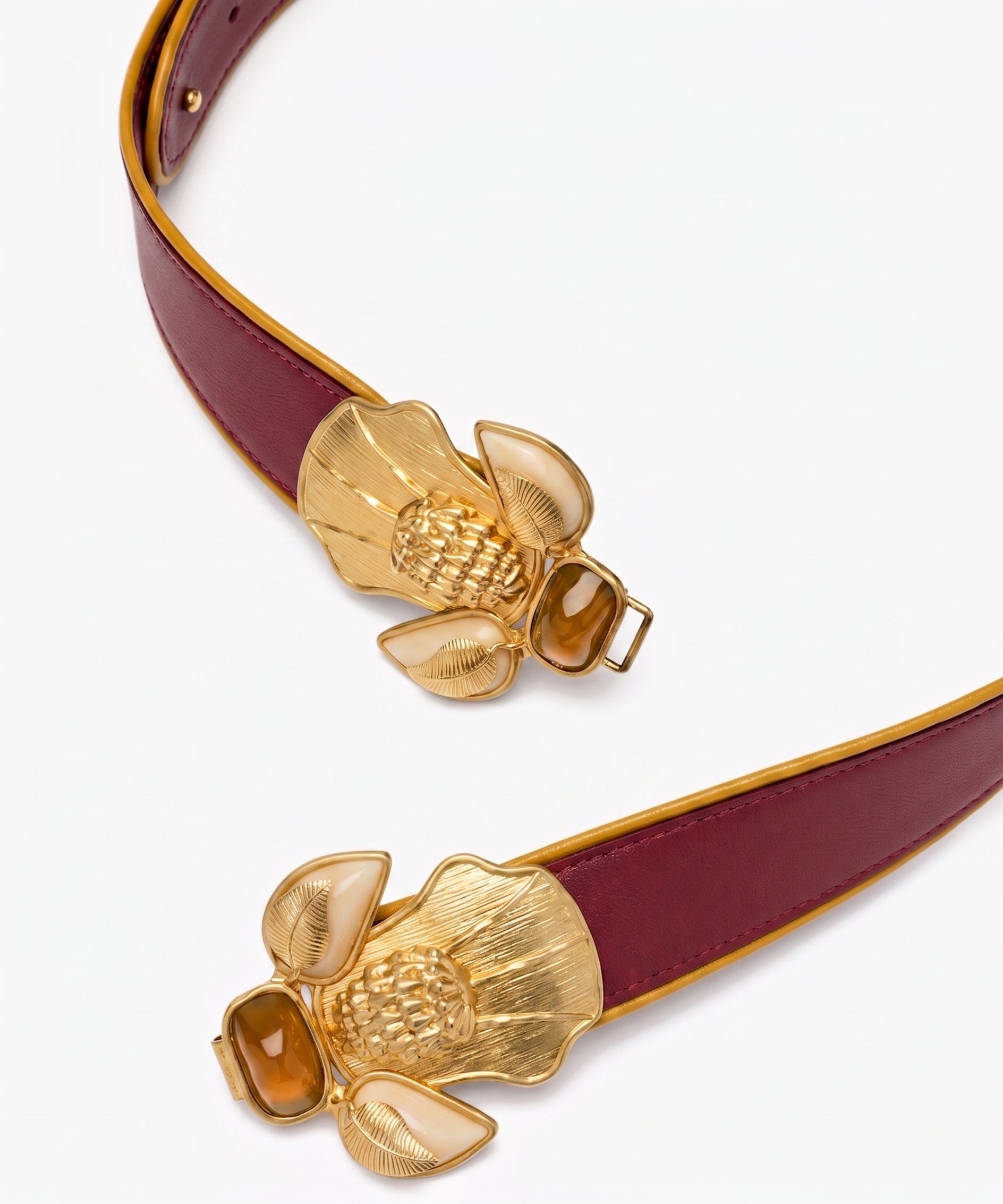 Bee Belt - Burgundy Sonia Petroff 