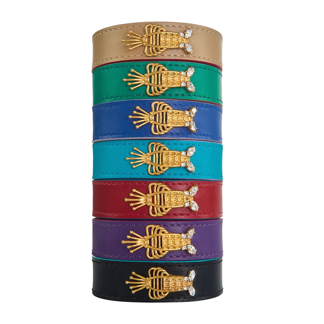Lobster Leather Bracelet Sonia Petroff